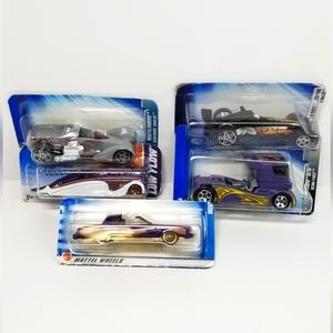 Hot Wells 2004 First Edition 30/100 F-Racer With 3 Cars And 1 Truck Brand New